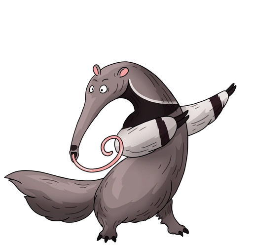 大食蚁兽就不用多说了,它的身体结构就是为吃白蚁而生的.