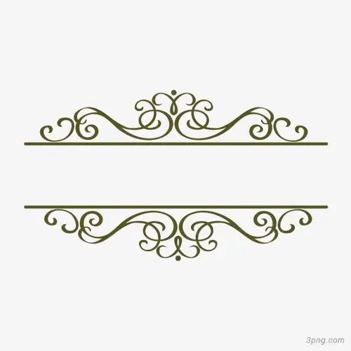 欧式花纹底纹矢量图png素材透明免抠图片-装饰效果