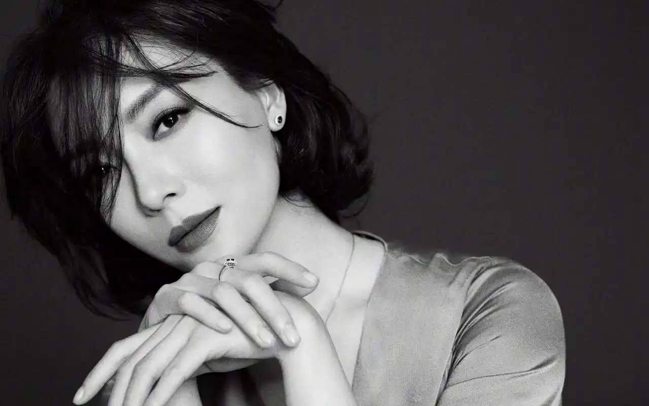 陈数优雅知性写真桌面壁纸