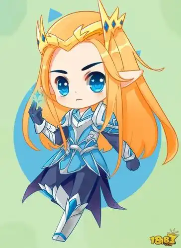 王者荣耀q版后羿简笔画