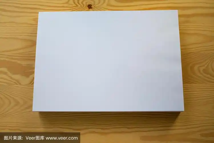 a4空白白纸堆木背景,特写,写作,商务,通讯,文具概念