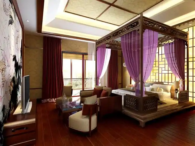 有闲情雅致的古风卧室装潢