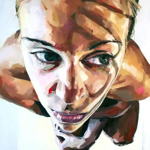 富有表现力的彩绘肖像作品,由艺术家duarte vitoria创作