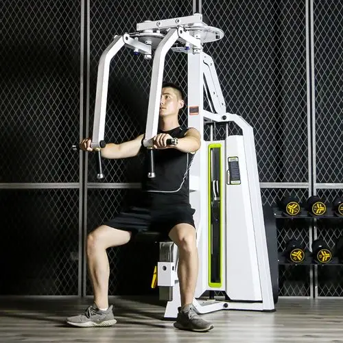 亿迈商用用反飞鸟蝴蝶机直臂夹胸训练器健身房坐姿力量训练器械局部型