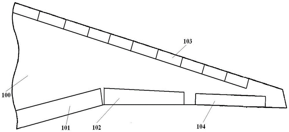 一体式襟副翼的复合运动机构的制作方法