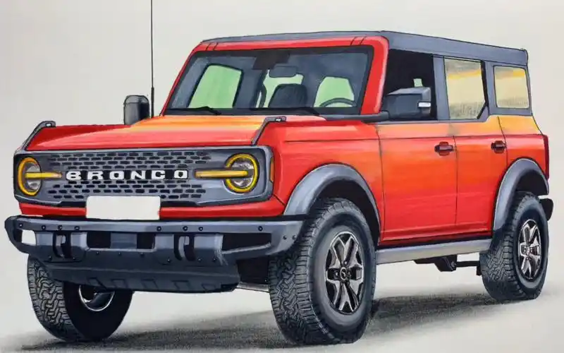 手绘福特越野车,谢谢支持