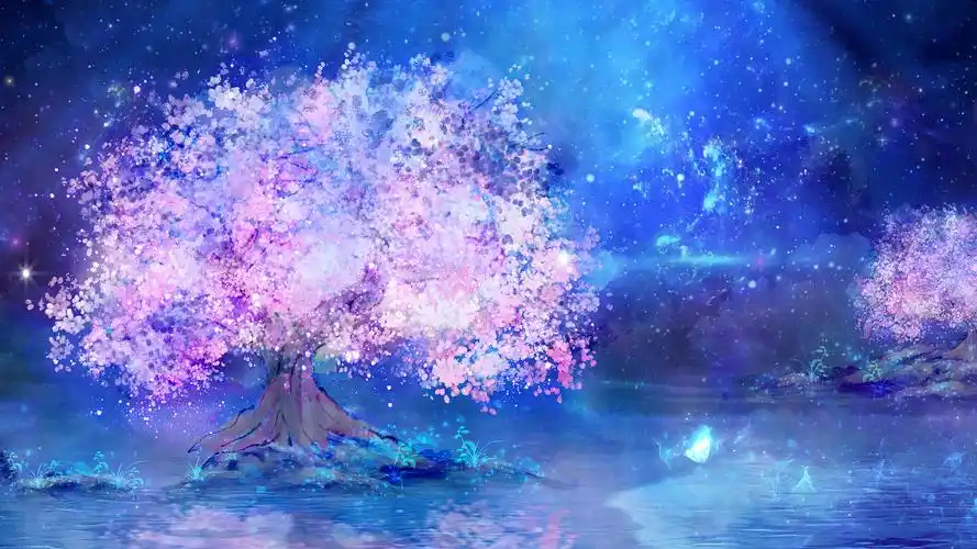 樱花背景mp44k4k唯美古风梦中幻境半壶纱视频背景ae模板桃花半壶纱