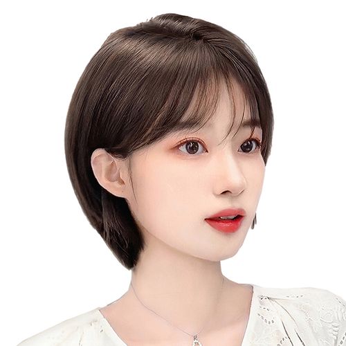 假发女夏短发2022新款波波头真发全真真人发全头日常整顶假发