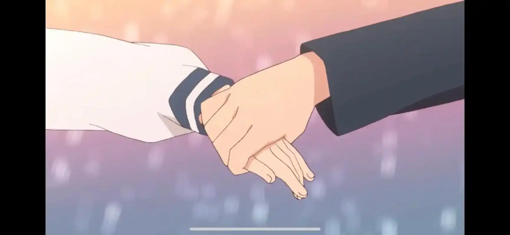 西片很想赢呢,这样吧,牵手就算你赢哦.#动漫 #新年快乐 # - 抖音