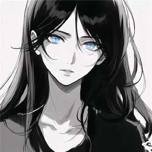 头像女生动漫手绘高冷冷酷_女生动漫头像_头像屋