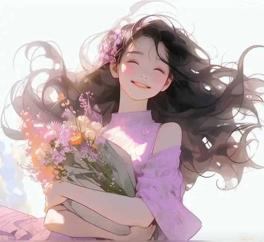 动漫 头像 人物 花开浪漫! 治愈系笑容!