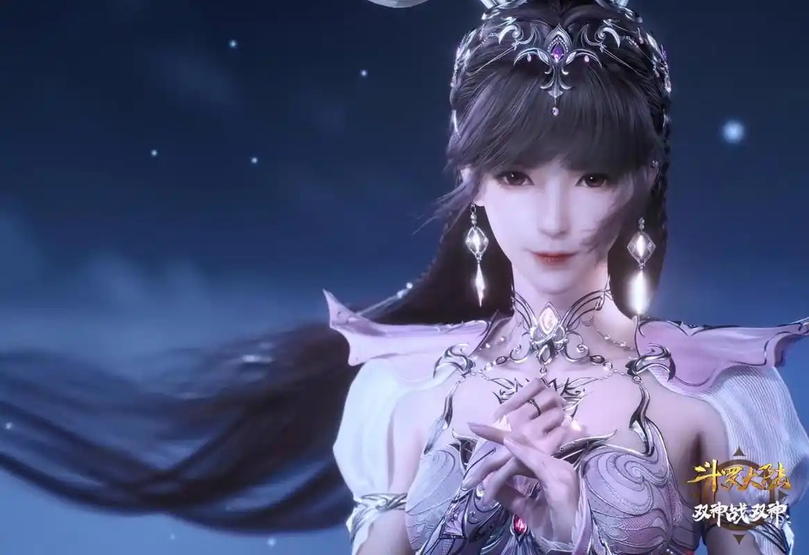 《斗罗大陆》小舞的神装,也就是神界造型来了.