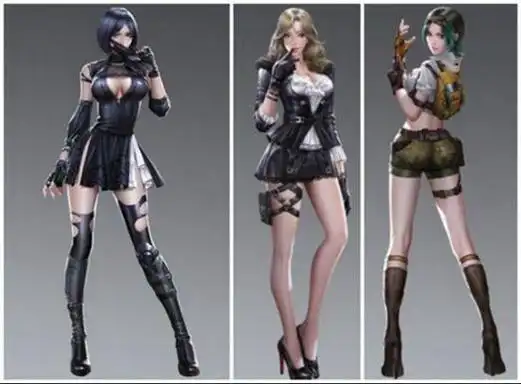 穿越火线手游游戏人物介绍图鉴,手游女角色频频亮相端游海报