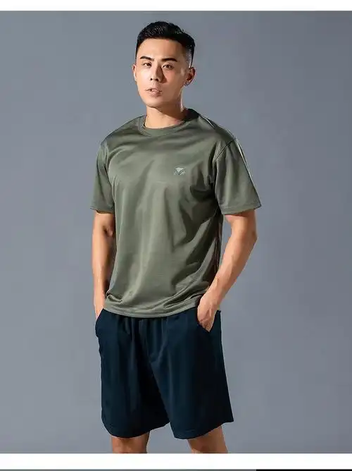 体能服套装男短袖t恤体能训练速干军训工作服体能短袖 盾郎 体能服