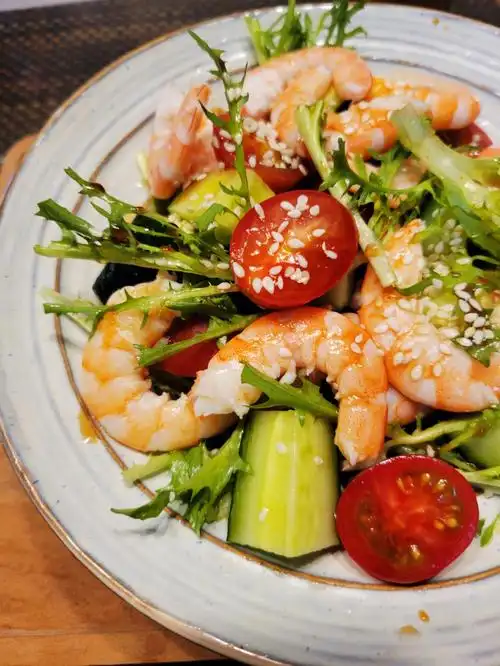 减脂餐74鲜虾沙拉