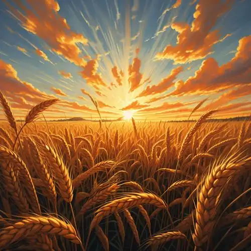 吉祥财运微信头像💸|金色麦田象征财富🌾