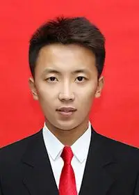 证件照示例(男)红色背景