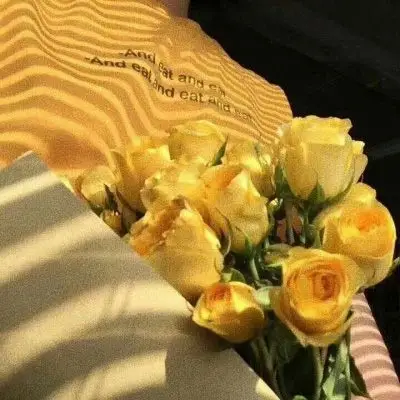 黄颜色头像唯美背景图 黄颜色背景头像