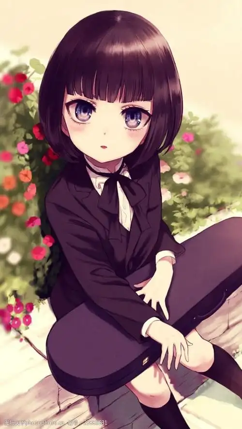 二次元 美少女 可爱 美丽 动漫 人物 手绘 设计 动漫动画 动漫人物