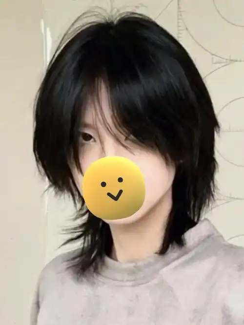 日系高层次少女感短发99鲻鱼头狼尾 上海剪发 整体发型是高层次的