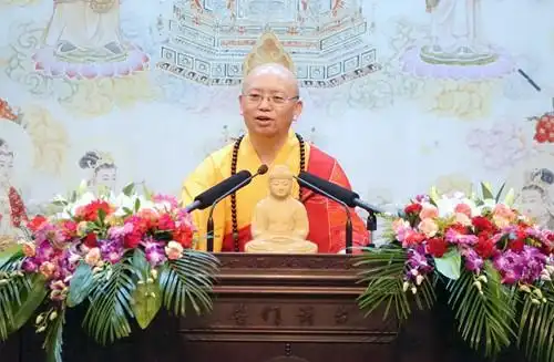 成都文殊院首座,内江市佛教协会会长,内江圣水寺方丈智海法师,应邀于