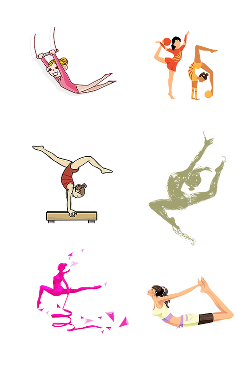 奥运艺术体操表演体育运动免抠元素