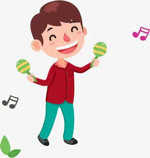 拿话筒唱歌的男人免抠图