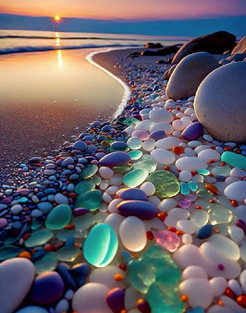 快来看漂亮的鹅卵石吧! 非原创