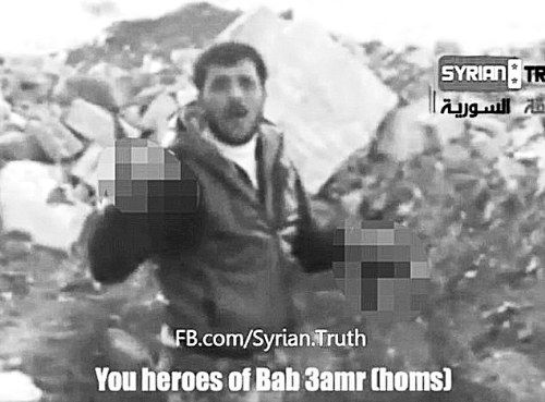 叙反对派"挖心生吃"视频曝光