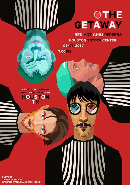 红辣椒乐队海报两张