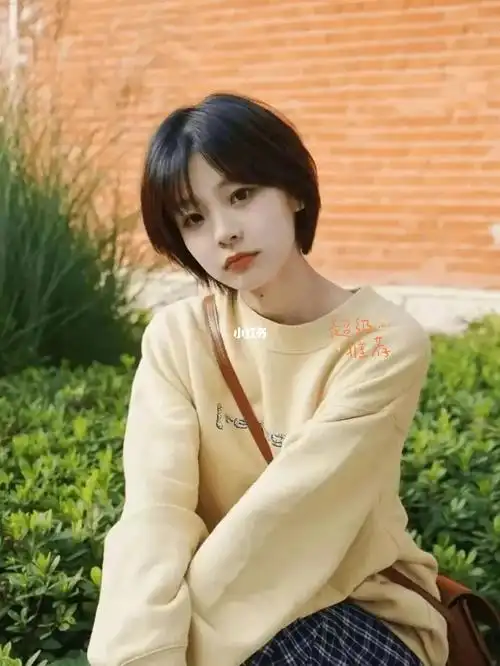 盐系日系短发a爆了少年感日系短发