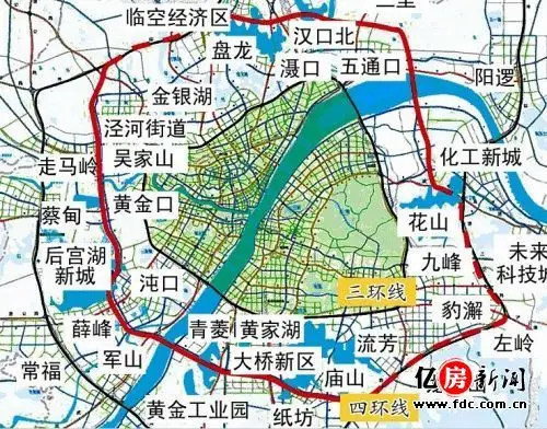 武汉四环线2018年底建成通车 淘宝近郊看涨盘