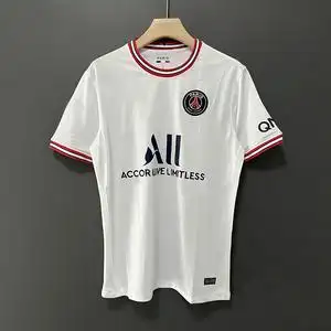 21-22新款大巴黎客场球衣球迷版单件上衣足球服印号定制比赛服