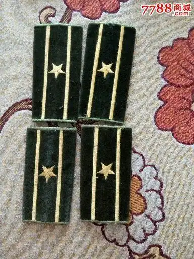 87陆*少校绒套肩章2对