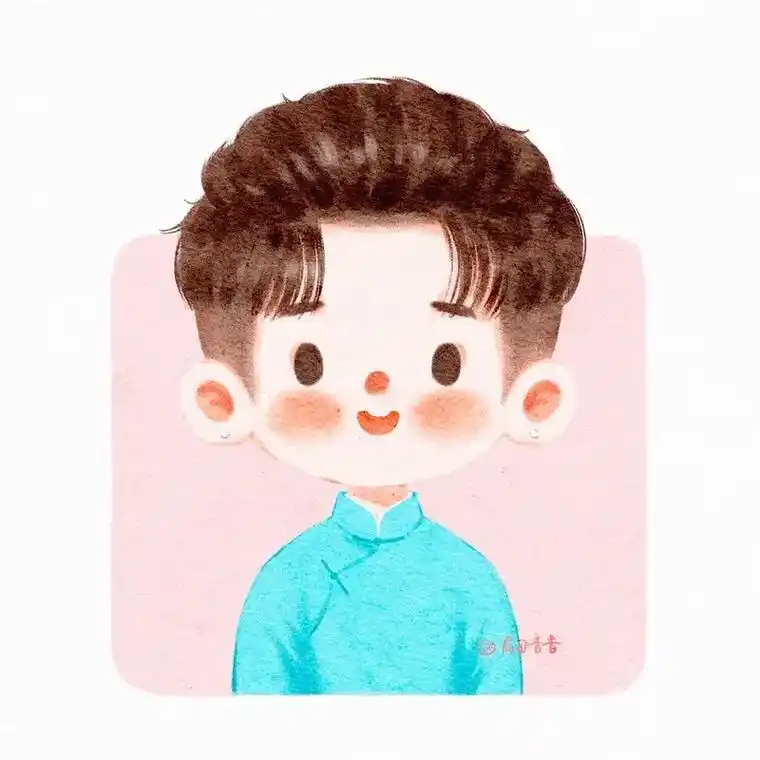 张云雷大褂系列q版头像.闪闪发光的曾经是我最爱的各种大褂 簪 - 抖音