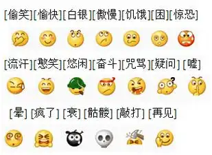微信笑脸表情含义图解打招呼二对你呵呵有讨厌的意