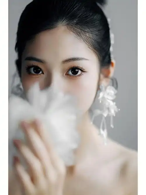 回归简单经典新娘白纱造型