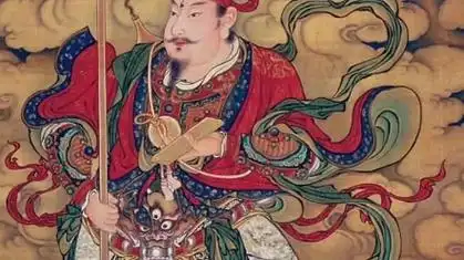 道教华光大帝,又称三眼灵光马元帅