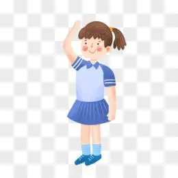 psd手绘免抠男同学敬礼元素pngpsd手绘免穿校服的女孩敬礼素材pngpsd