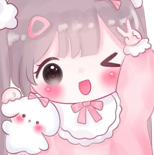 敲可爱卡哇伊动漫女生头像