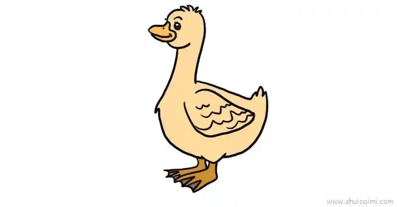鸭妈妈儿童画怎么画 鸭妈妈简笔画好看