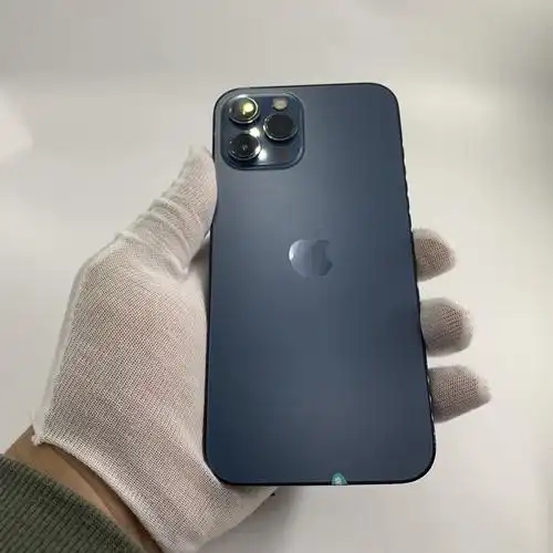 苹果【iphone 12 pro max】5g全网通 海蓝色 256g 国行 95新