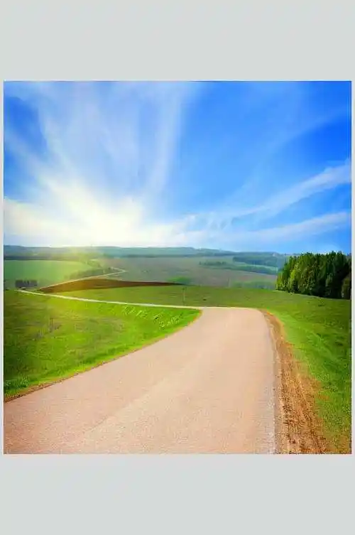 唯美时尚蓝天白云天空高清图片