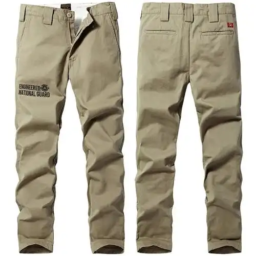 vip休闲裤男士工装裤大码直筒2020春季薄款韩版修身小脚裤长裤子