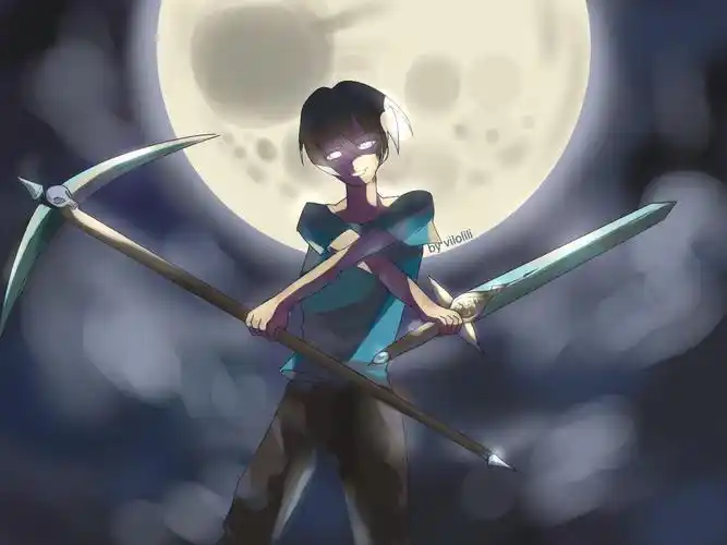 mc拟人图(你们喜欢吗?)_我的世界_九游论坛