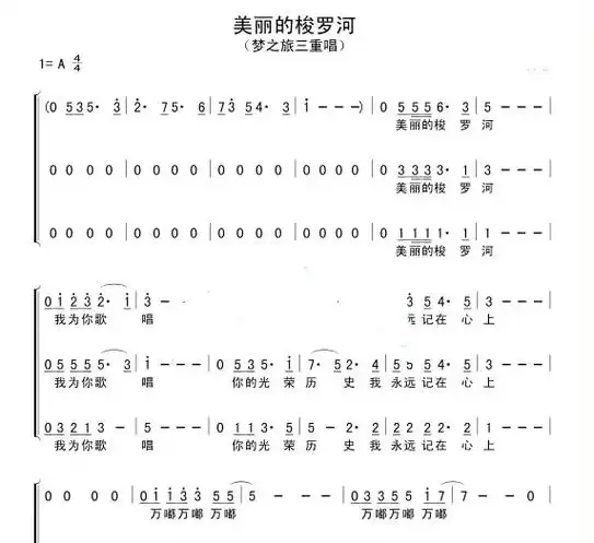 梦之旅 美丽的梭罗河 重新改编编配#合唱编曲扒带制谱#童声二 - 抖音