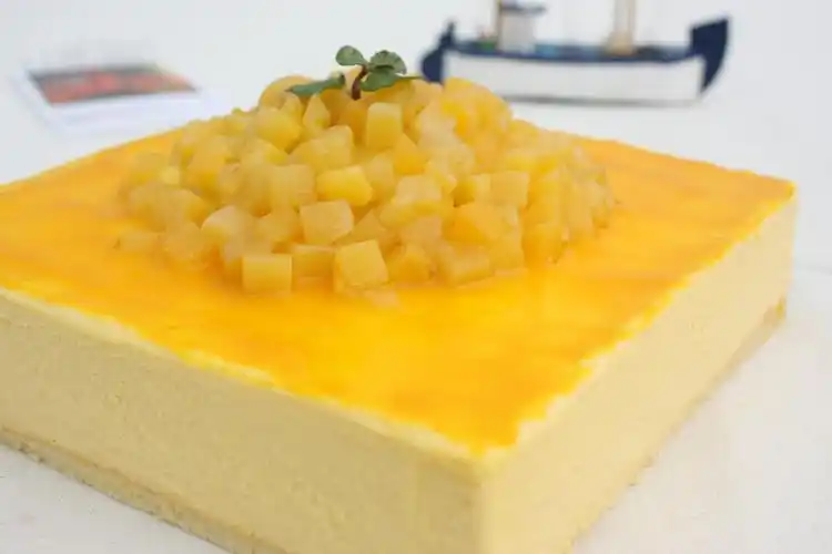 芒果慕斯蛋糕,高清图片-壁纸族