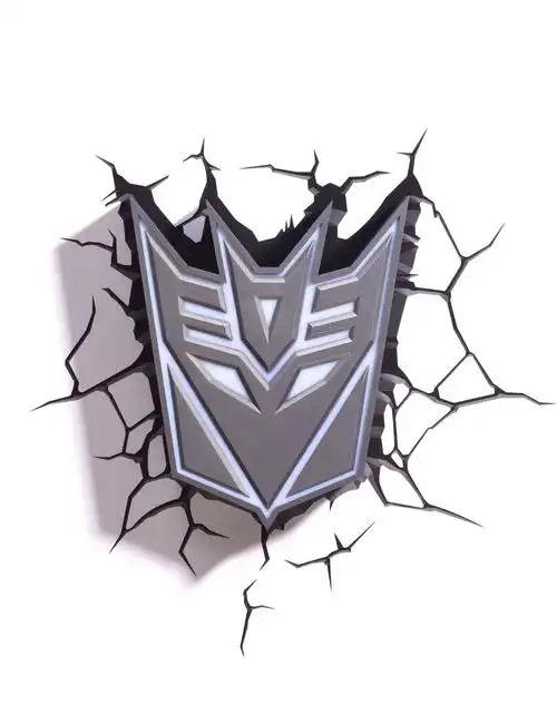 变形金刚霸天虎标志3d装饰壁灯