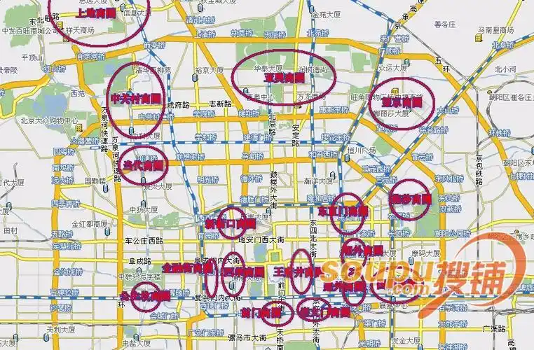 干货必收藏:史上最全北京商圈重点项目分布