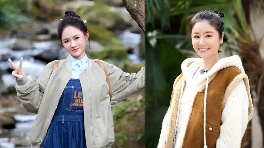 林心如与陈乔恩同上综艺霍建华前任现任合体上演世纪大拥抱